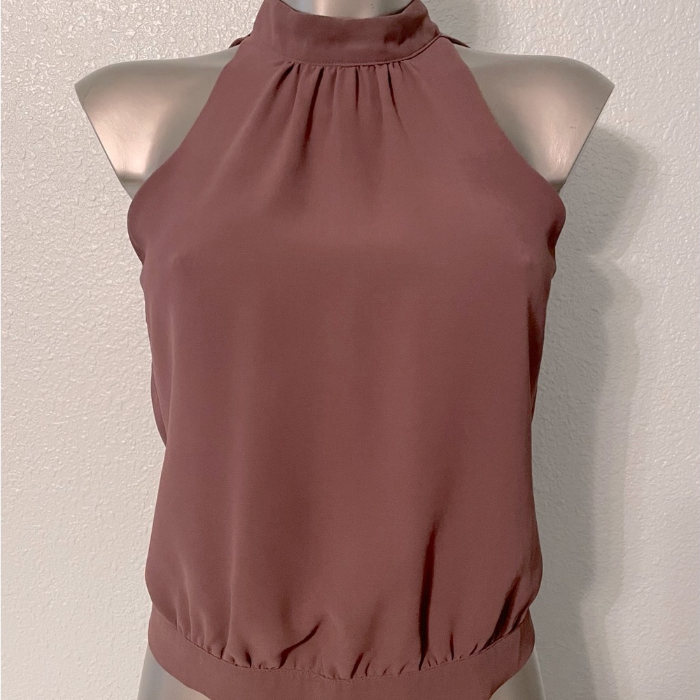 Gentle Fawn Mauve Halter Top
